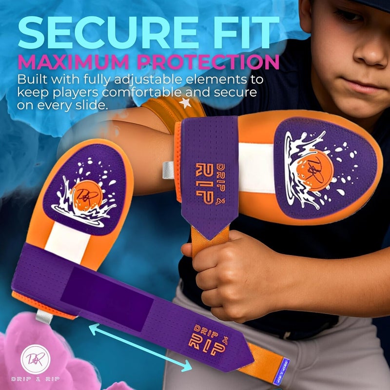 Drip & Rip Sliding Mitt Youth for Baseball & Softball - Ice Cream Sliding Mitt Design with Hand Protection - Base Running, Breathable, Durable, Ambidextrous - Ages 10+ - Image 4